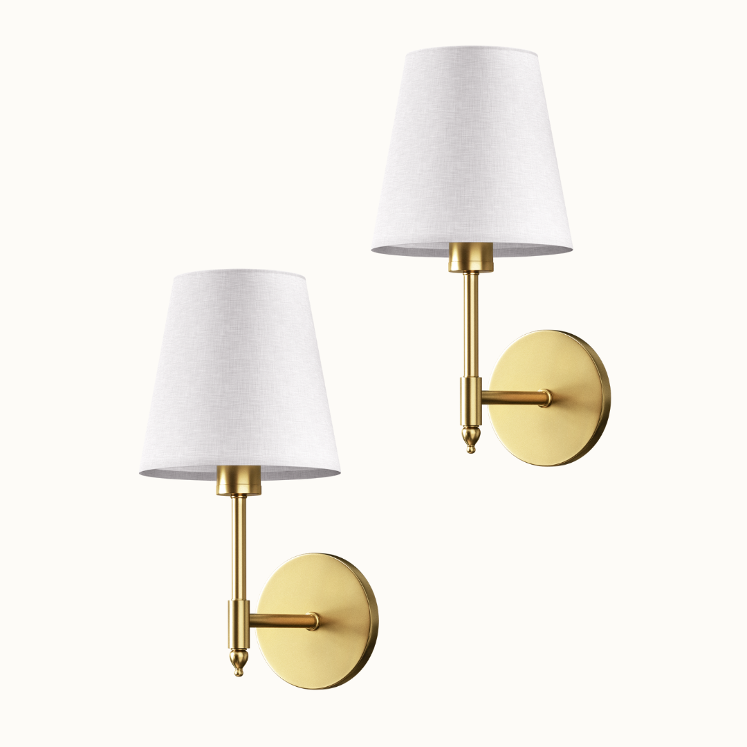 MODERN WIRELESS WALL SCONCE (SET OF 2)