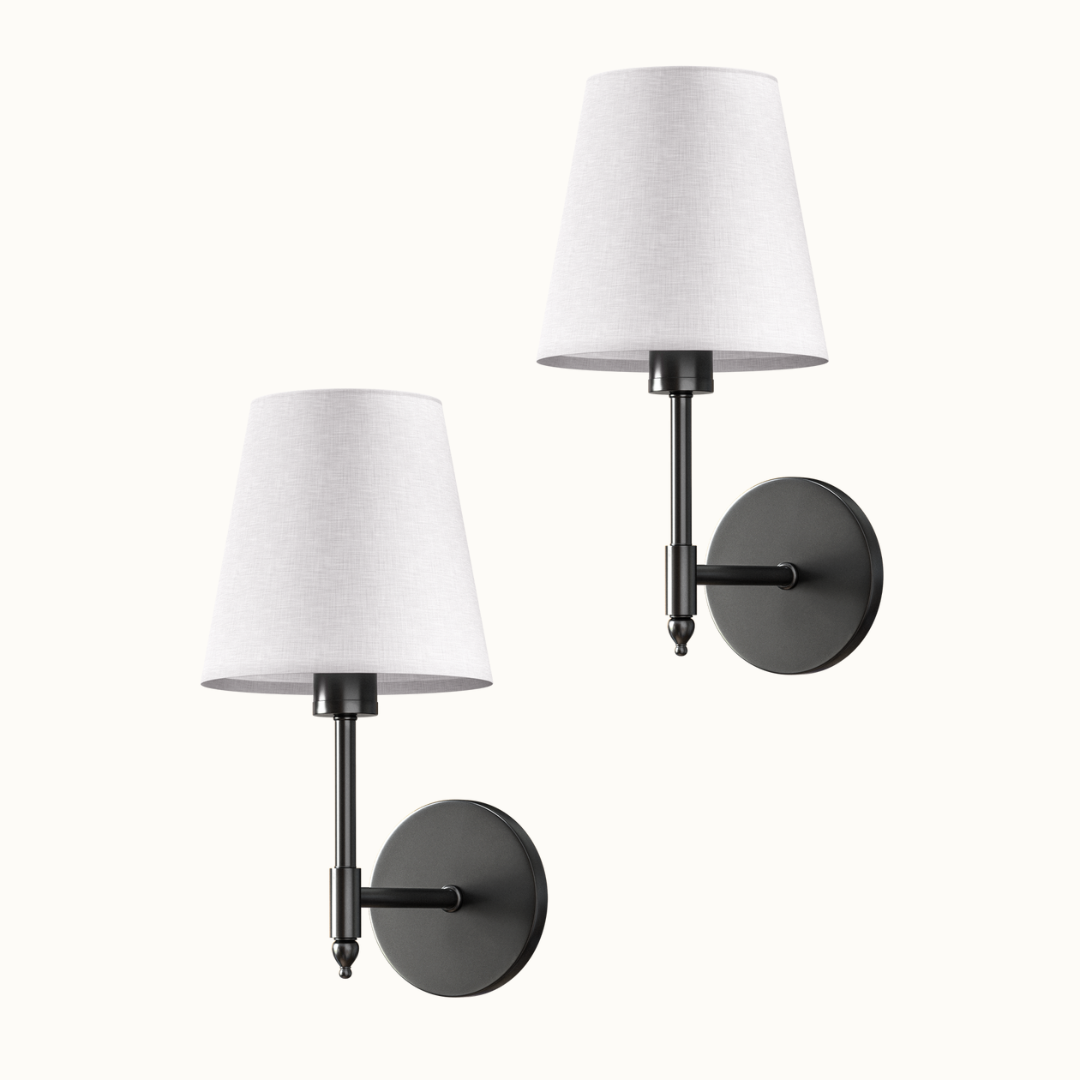 MODERN WIRELESS WALL SCONCE (SET OF 2)