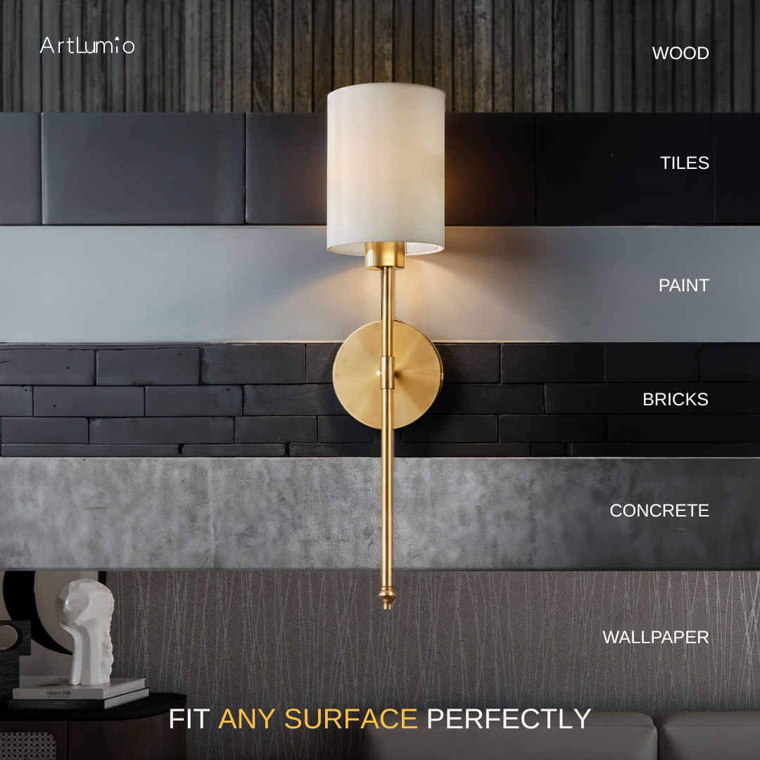 WIRELESS CYLINDRICAL WALL SCONCES (SET OF 2)