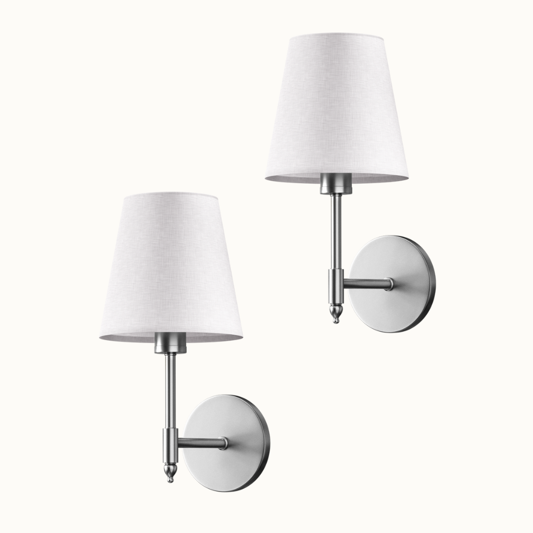 MODERN WIRELESS WALL SCONCE (SET OF 2)