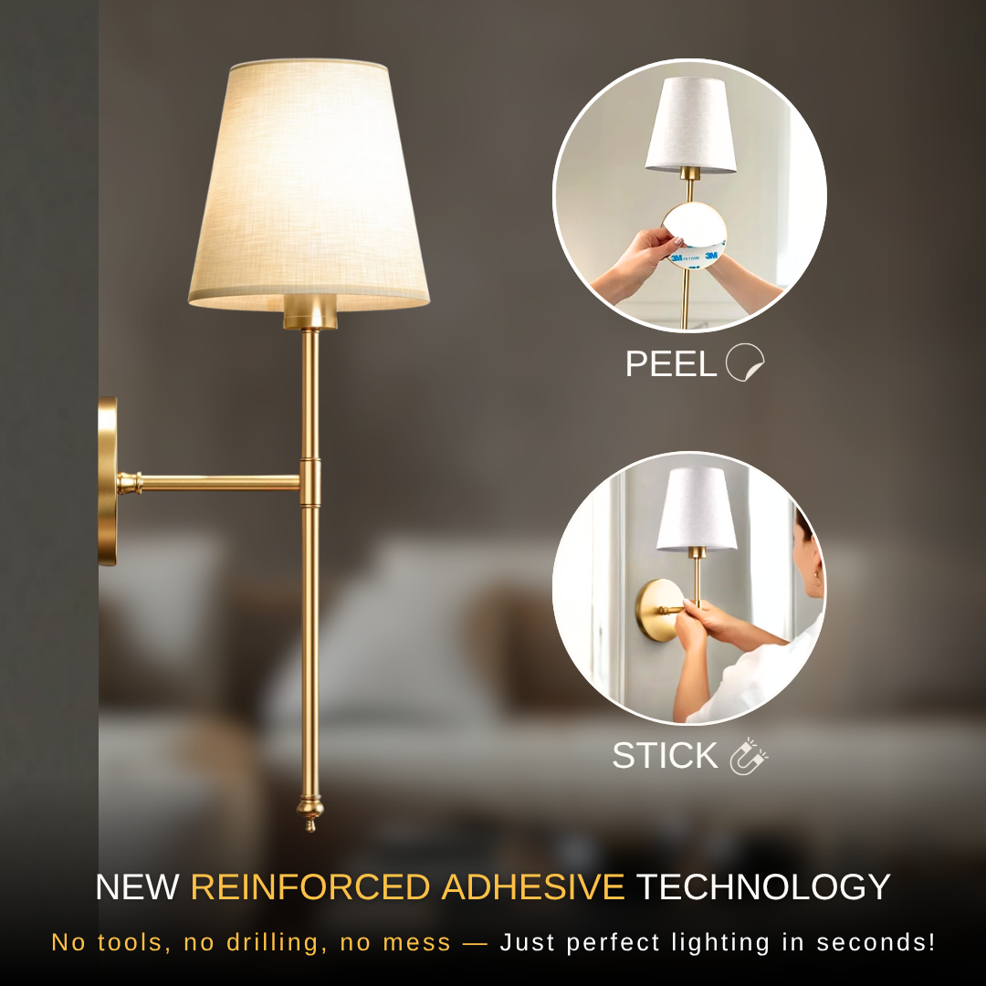 WIRELESS WALL SCONCES (SET OF 2)